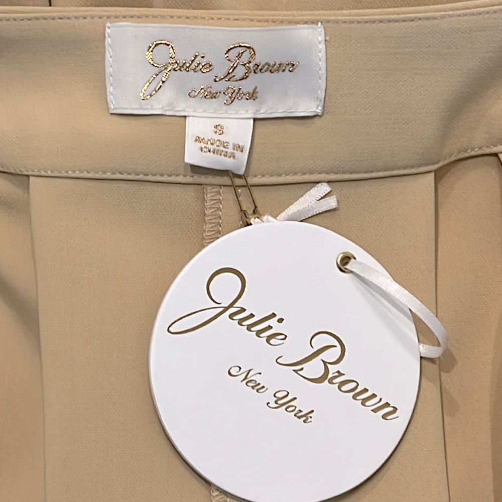 Julie Brown NYC Bare Amadine Pants Cream Small - Picture 4 of 4